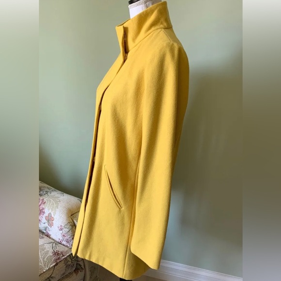 NWT! New York & Company NY & Co. Coat Yellow Gold | Size Small (S) - Picture 4 of 13